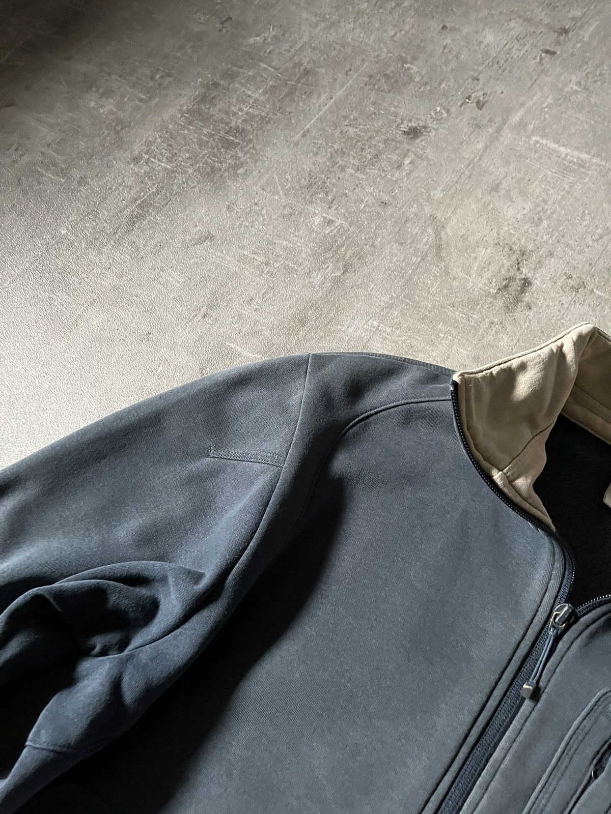 Nike × Vintage Nike vintage zip sweatshirt rare blue-green Size US S / EU 44-46 / 1 - 5 Thumbnail