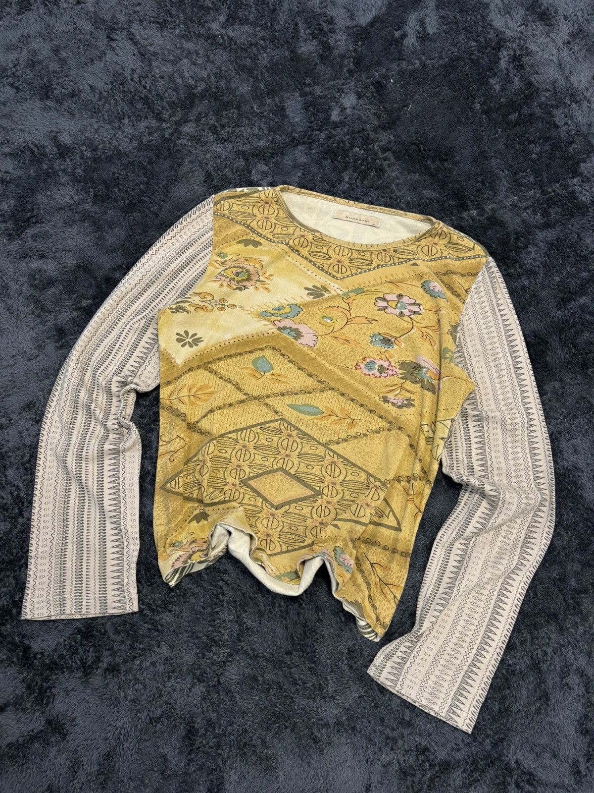 Hysteric Glamour Japan Vintage Floral Y2K LGB Style Longsleeve Size L / US 10 / IT 46 - 1 Thumbnail
