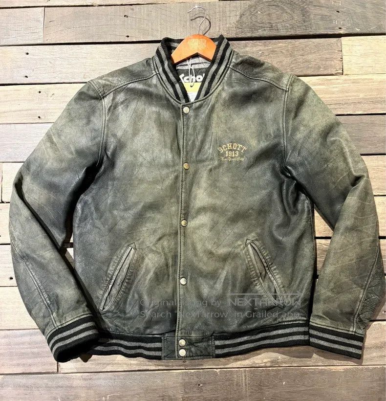 Other Limited edition sheepskin baseball leather jacket Size US S / EU 44-46 / 1 - 1 Thumbnail
