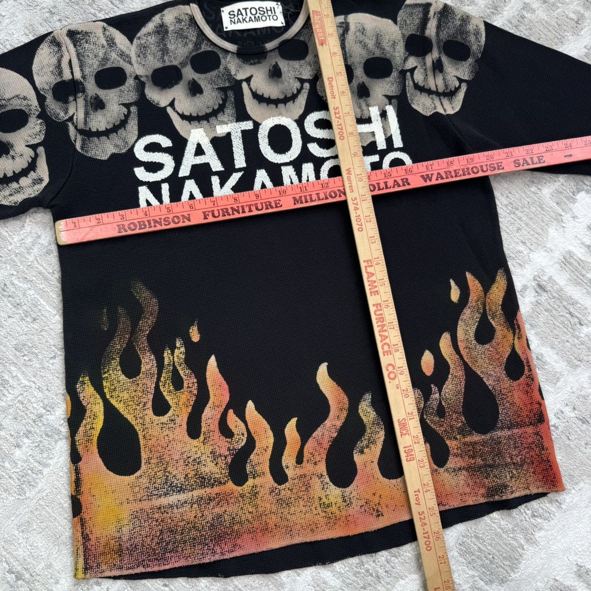Satoshi Nakamoto Lost boys Skull long sleeve thermal Size US M / EU 48-50 / 2 - 13 Thumbnail