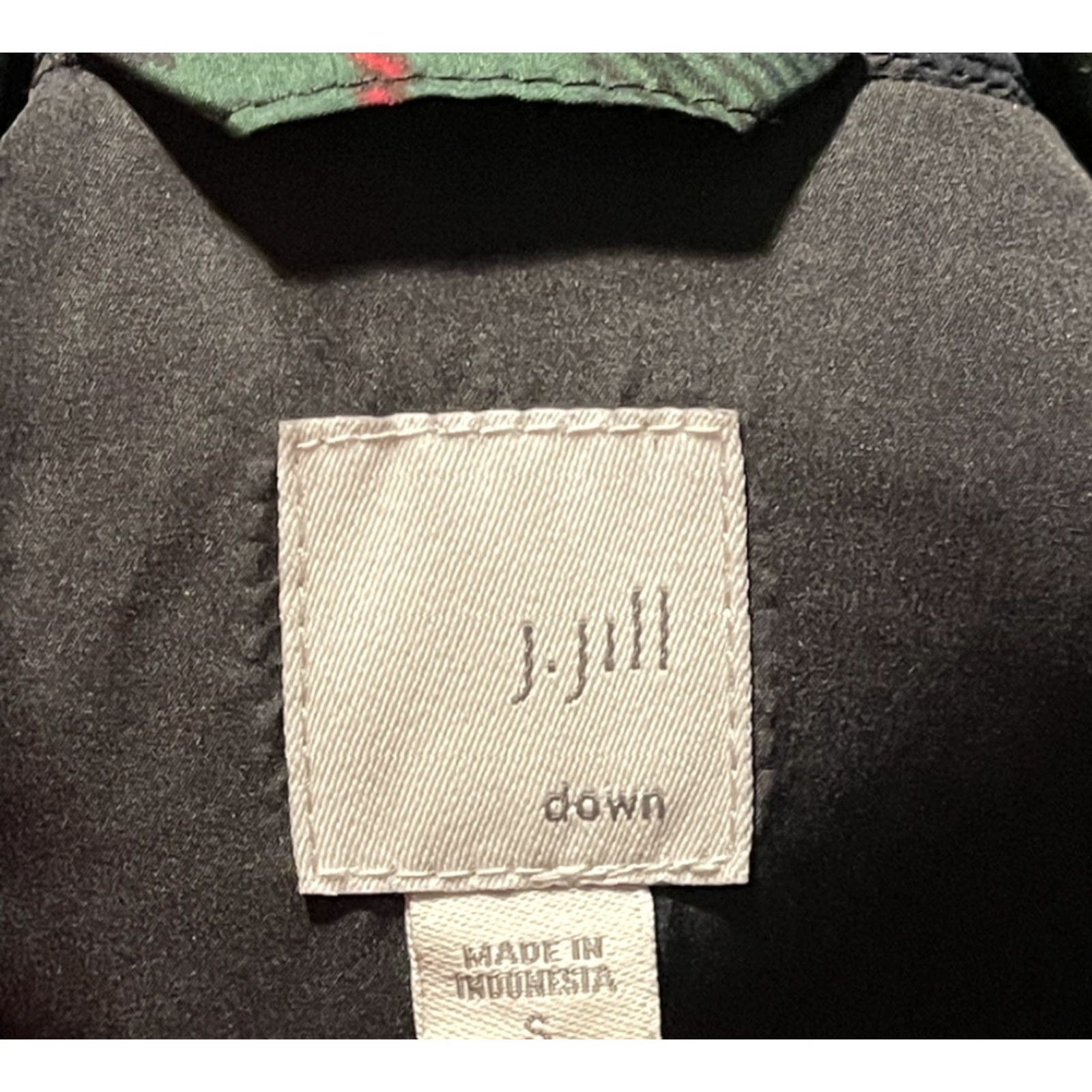 J. Jill J JILL Womens Vest Down Puffer Quilted Snap Front Plaid Tartan Green Blue Small Size S / US 4 / IT 40 - 5 Thumbnail