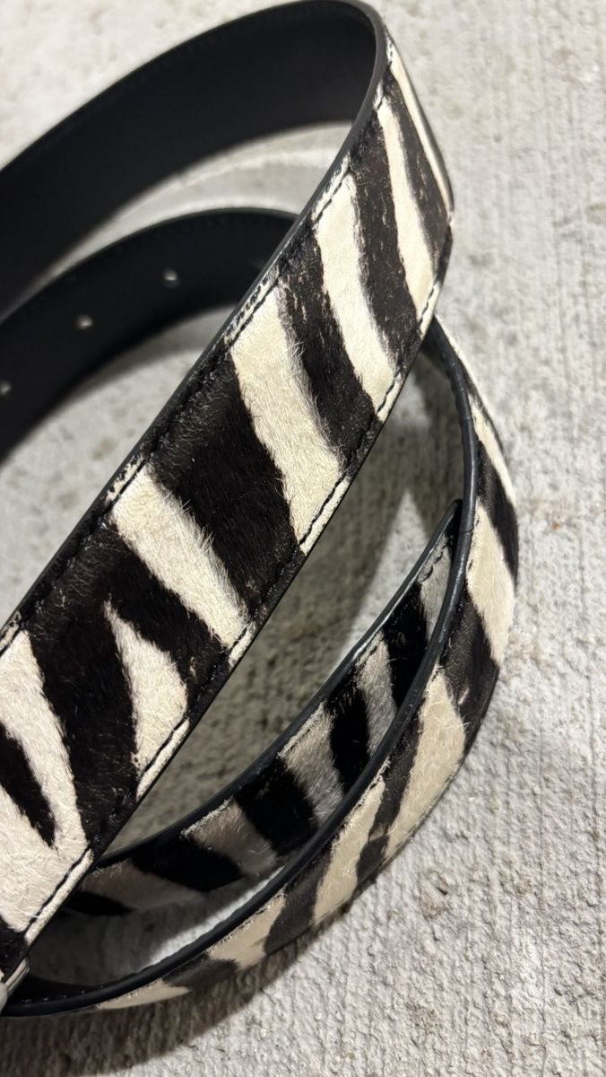 1199 Bazo 1199 Zebra Belt Size 32 - 5 Thumbnail