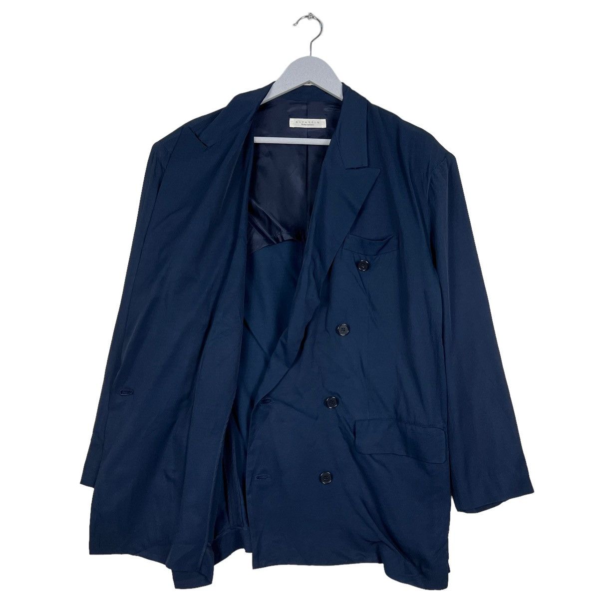 Designer × Japanese Brand 🔥 ALFA SPIN HITOMI AZUHARA DOUBLE BREAST BLAZER JACKET Size US M / EU 48-50 / 2 - 1 Thumbnail