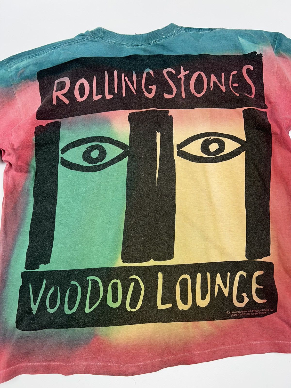 Brockum Rolling Stones Voodoo Lounge 1994 Single Stitch Vintage Tee Size US XXL / EU 58 / 5 - 11 Thumbnail