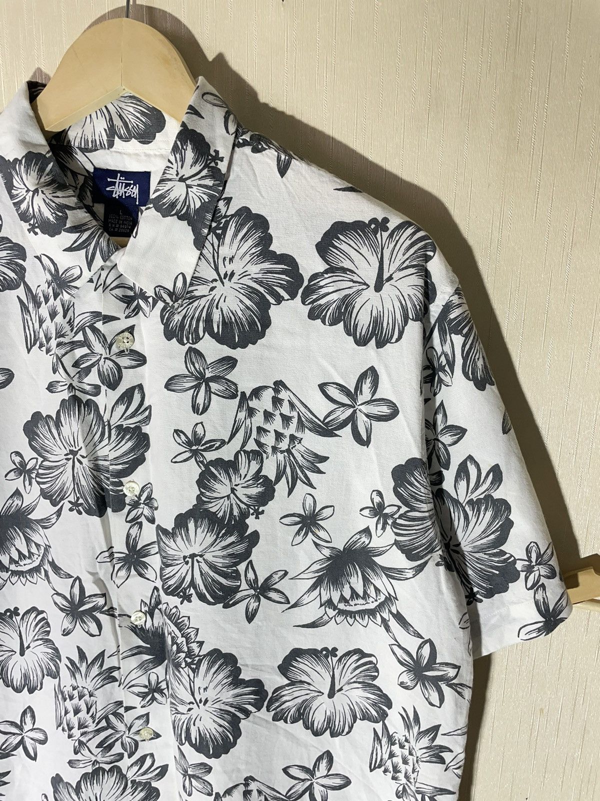 Stussy × Vintage Stussy vintage shirt 90s Size US L / EU 52-54 / 3 - 2 Thumbnail