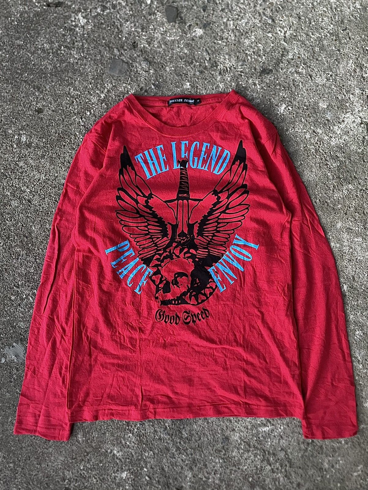 20471120 Japanese Bullet Noise Poem Peace Envoy Lgb Style Size US S / EU 44-46 / 1 - 1 Thumbnail