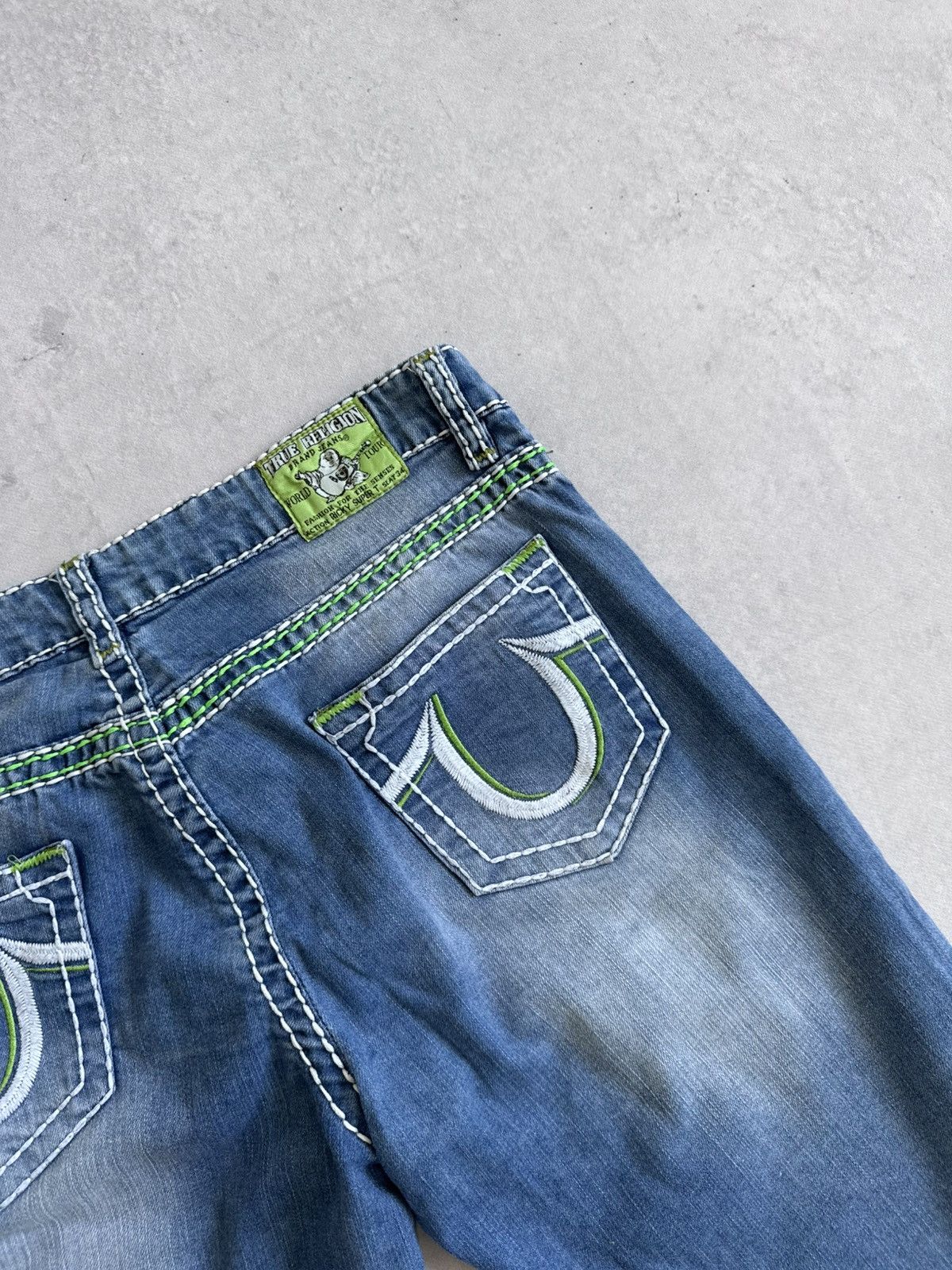True Religion Vintage True Religion U.S.A Y2K Denim Slim Unisex Shorts Size US 31 - 3 Thumbnail
