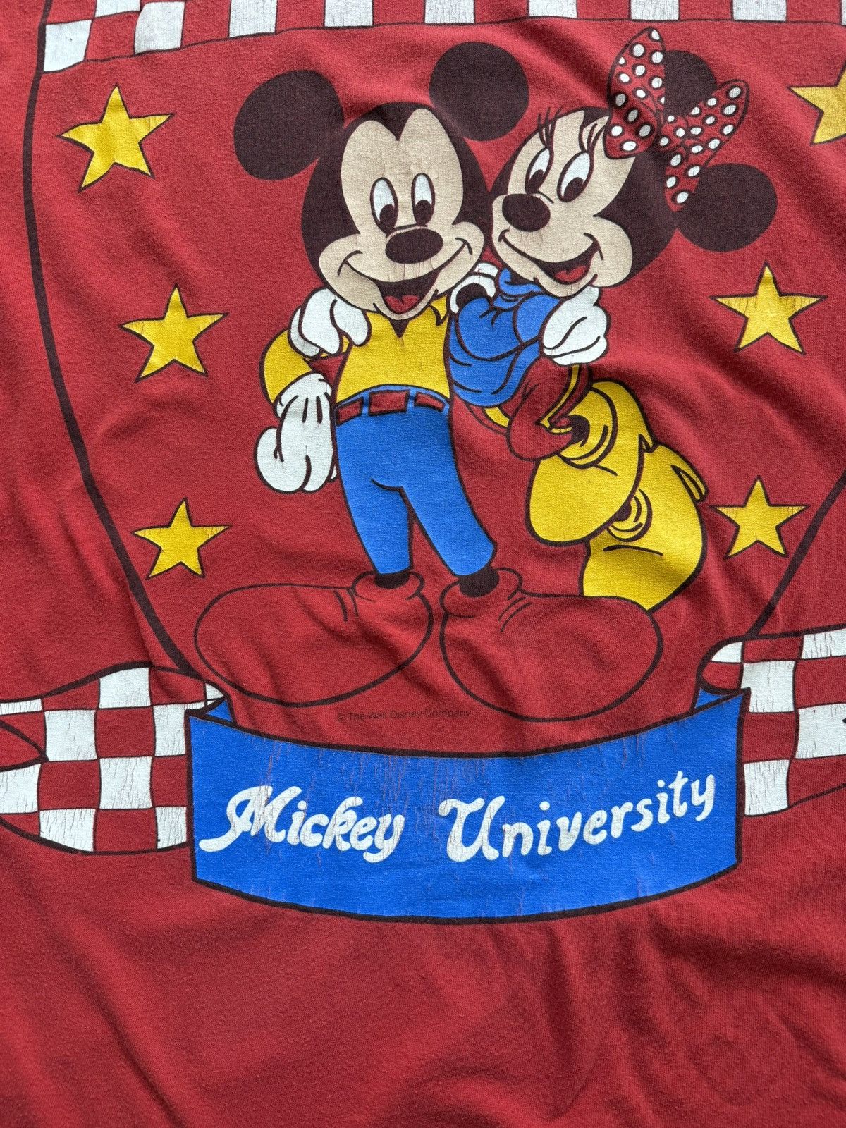 Disney Rare Vintage Mickey University Mickey and Minnie Mouse Shirt Size L / US 10 / IT 46 - 6 Thumbnail