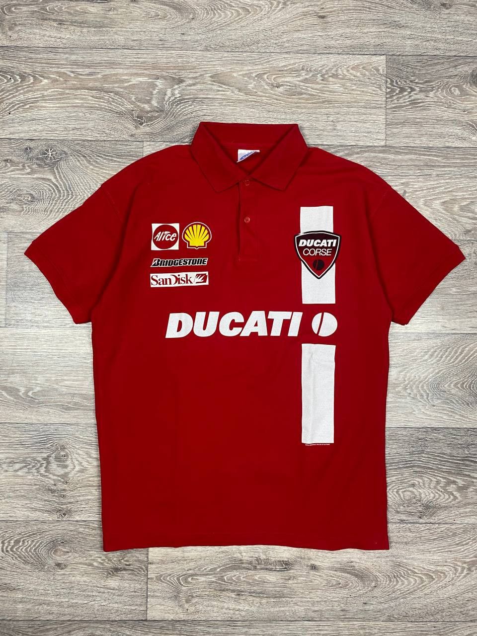 Vintage Ducati Racing Polo Shirt Xerox Marlboro F-1