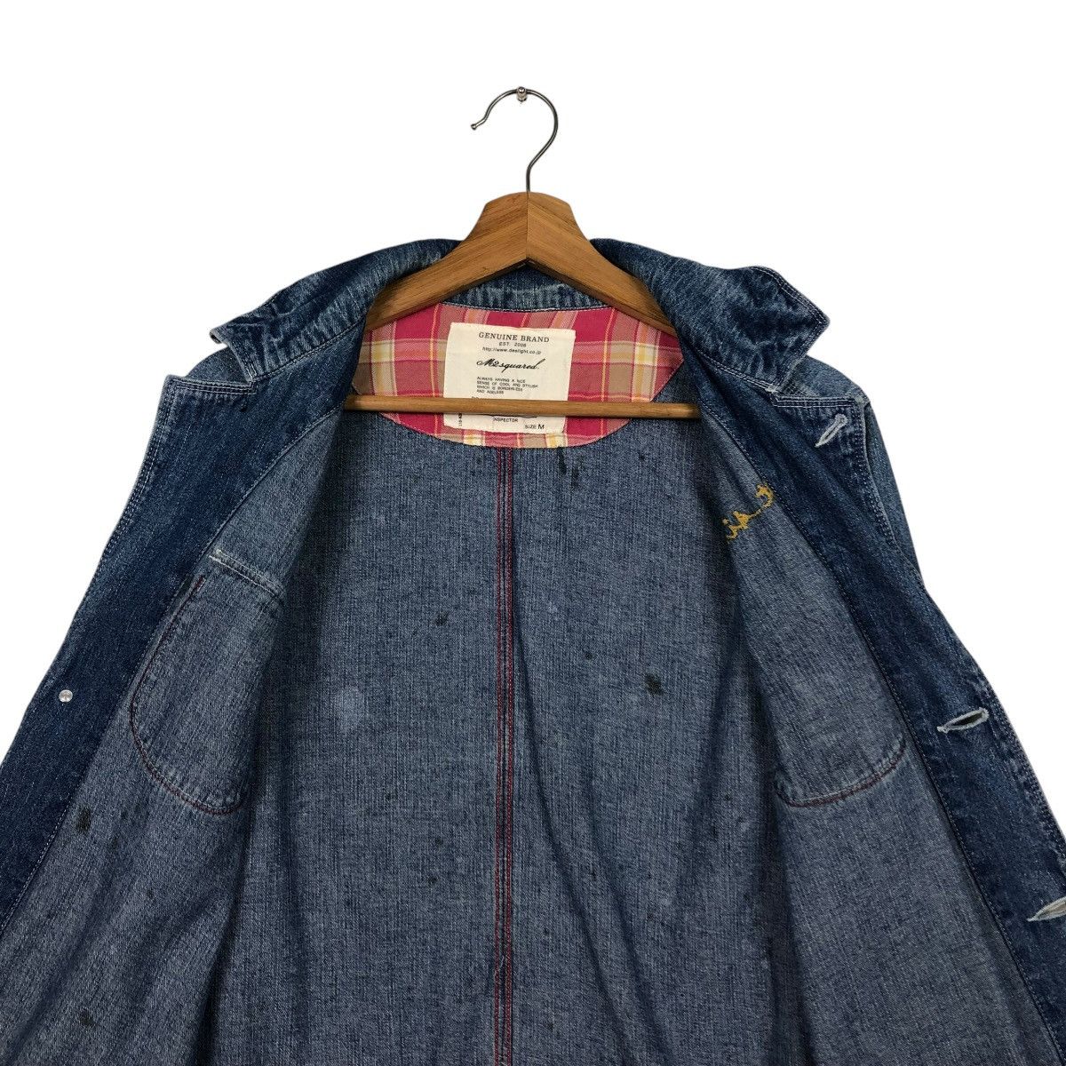 Japanese Brand 🔥M2SQUARED WORKER DENIM JACKET BLANKET ISSEY MIYAKE Size US M / EU 48-50 / 2 - 16 Thumbnail