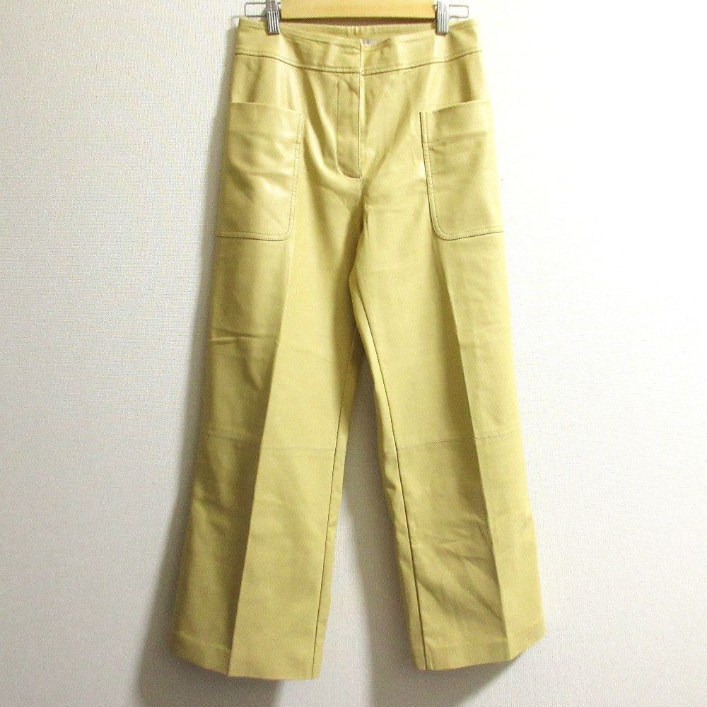Stella McCartney Stella Mccartney Stella McCartney Eco Leather Wide Pants Leather Pants DUTY FREE for USA Size ONE SIZE - 1 Thumbnail