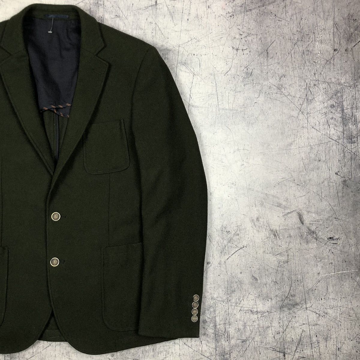 Designer Vintage NN.07 No Nationality Johan Wool Polyester Blazer y2k Size 42R - 9 Thumbnail