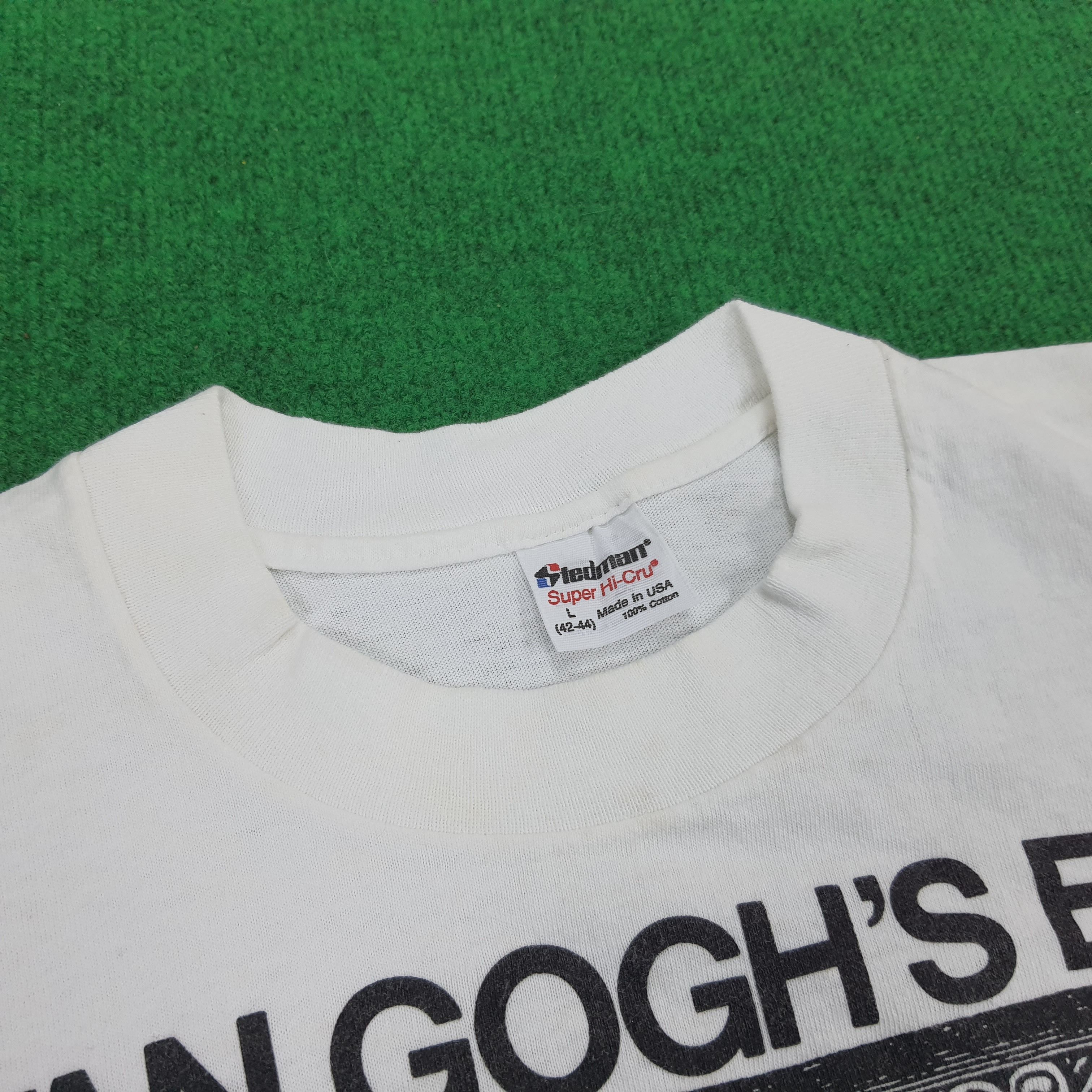 Vintage Vintage Van Gogh's Ear 90s Backstage Seattle Art T-shirt Size US M / EU 48-50 / 2 - 4 Thumbnail