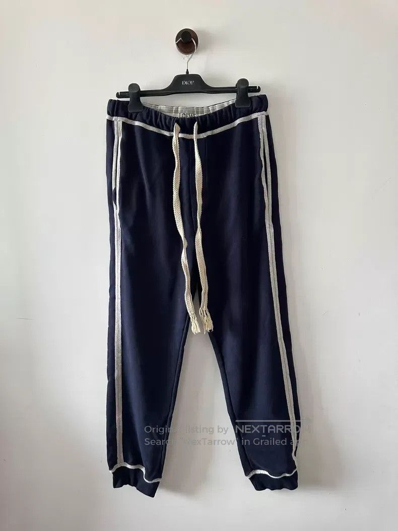 Loewe Loewe size L Blue and White Color Block Drawstring Sweatpan Size 28" / US 6 / IT 42 - 3 Thumbnail