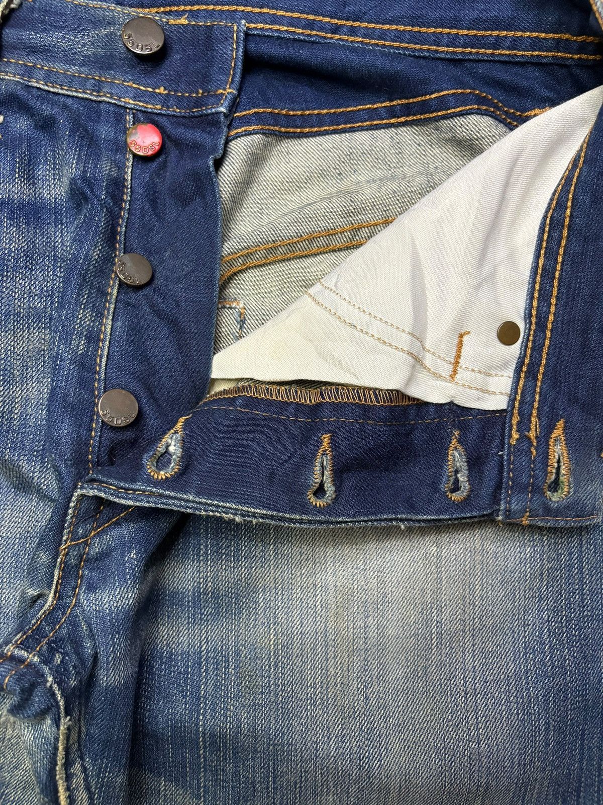 Japanese Brand Vintage Japanese Brand Faded Wash Distressed Jeans Size US 30 / EU 46 - 3 Thumbnail