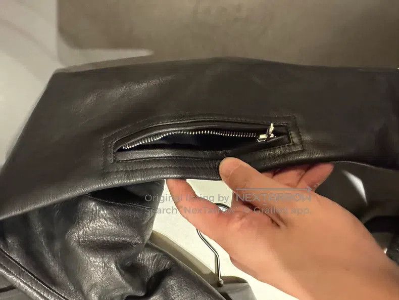 Rick Owens RICK OWENS Leather jacket Size US M / EU 48-50 / 2 - 6 Thumbnail