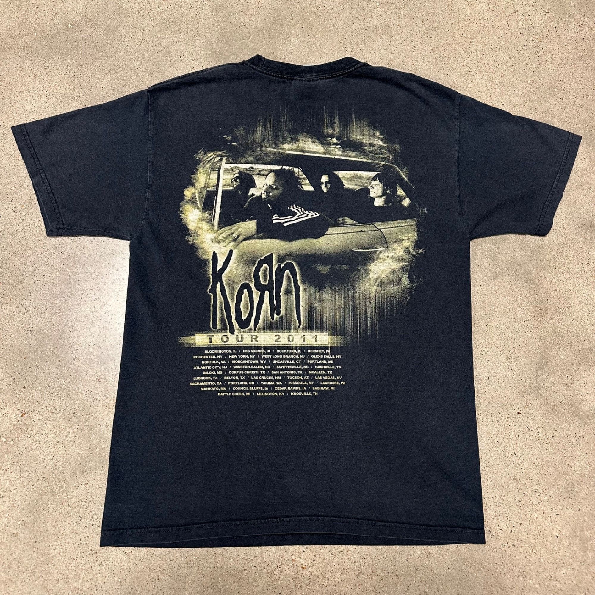Vintage Vintage Y2K Korn Band Tour Hard Rock Shirt | Grailed