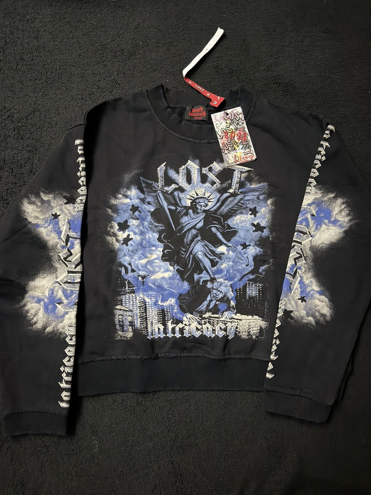LOST INTRICACY Lost Intricacy “Blue Retribution” Large Size US L / EU 52-54 / 3 - 2 Thumbnail
