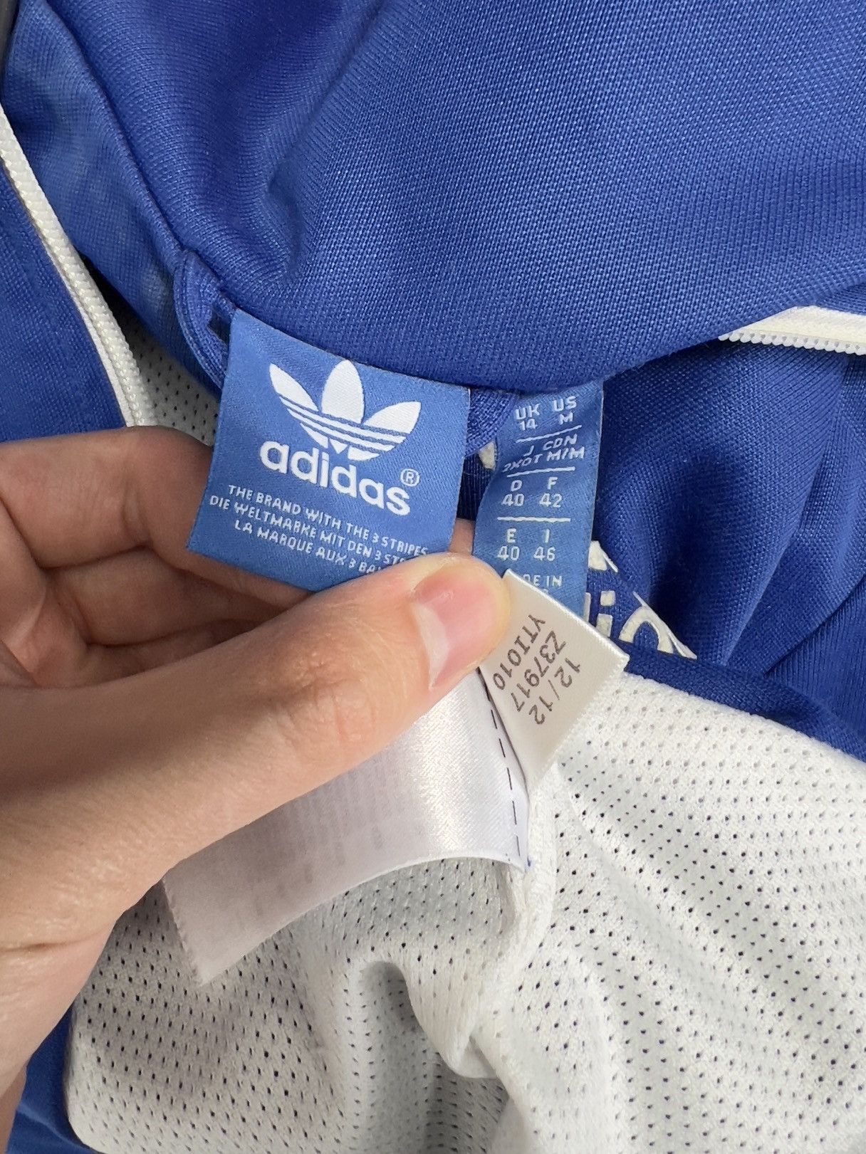 Adidas Sweatshirt Adidas Stripes Zipped Vintage Y2K Blue Size M / US 6-8 / IT 42-44 - 3 Thumbnail