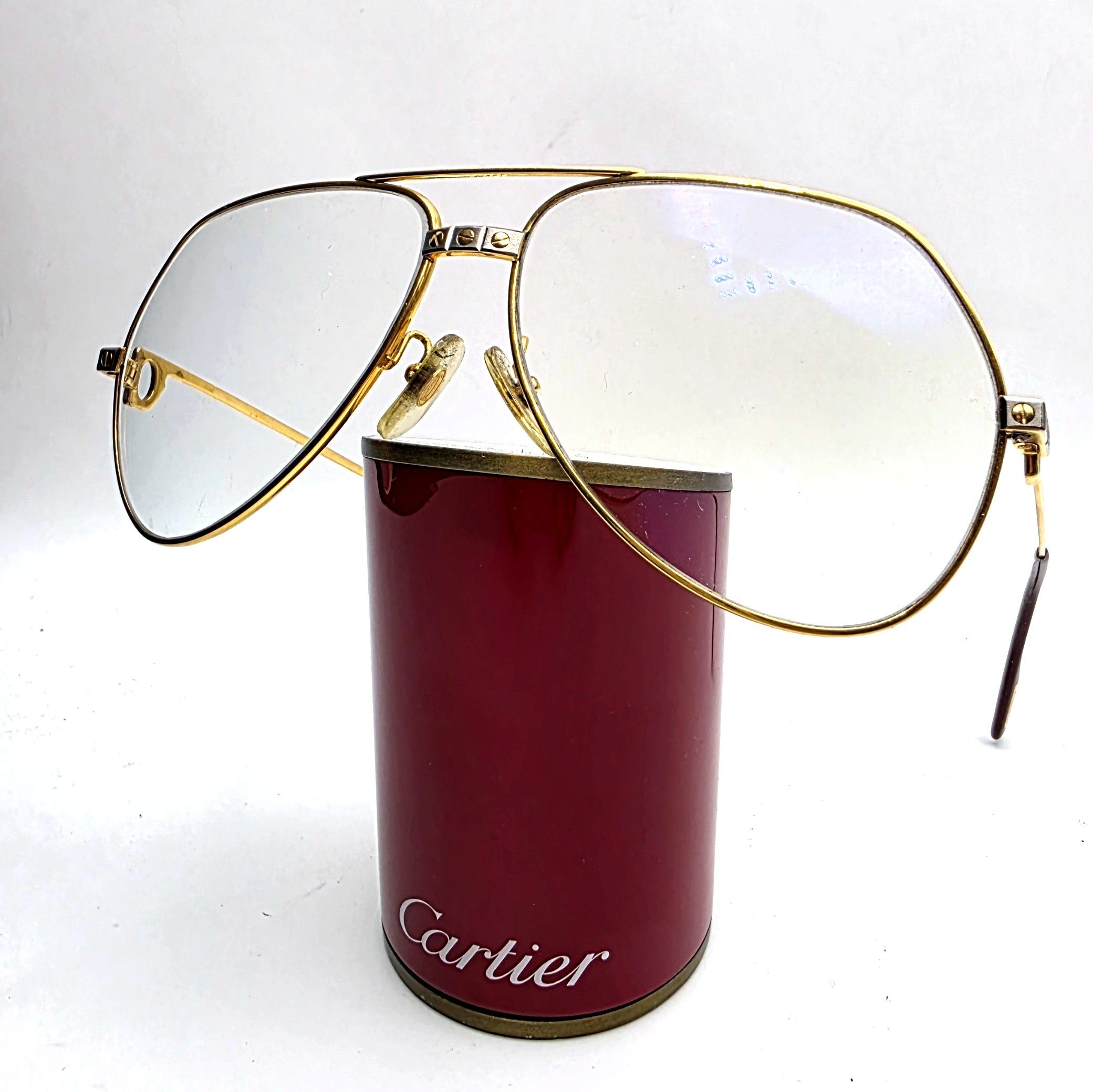 Cartier Vintage Cartier Vendome Santos Aviator Eyeglasses 18K Size ONE SIZE - 2 Thumbnail