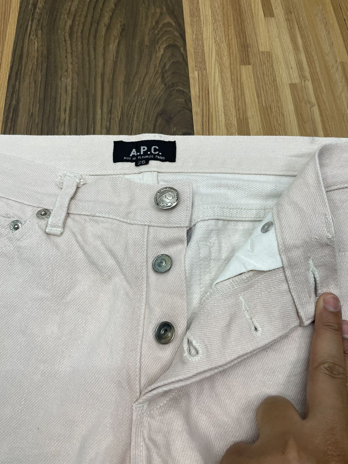 A.P.C. Vintage APC Jeans Selvedge Denim White Size 28 Size US 28 / EU 44 - 11 Thumbnail