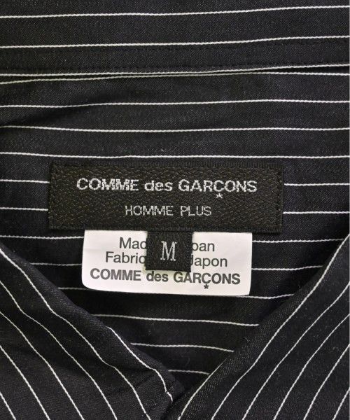 Comme des Garcons Homme Plus Shirt Cotton Stripe Long Length Button Up Black x White Size US M / EU 48-50 / 2 - 9 Thumbnail
