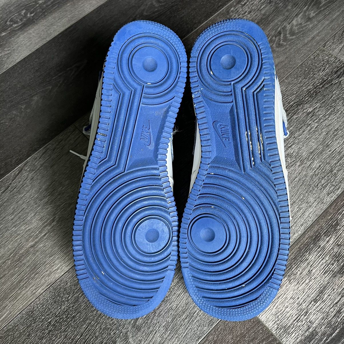 Nike Vintage 2003 Nike Air Force 1 Mid Royal Blue Sport Shoe 11.5 Size US 11.5 / EU 44-45 - 8 Thumbnail