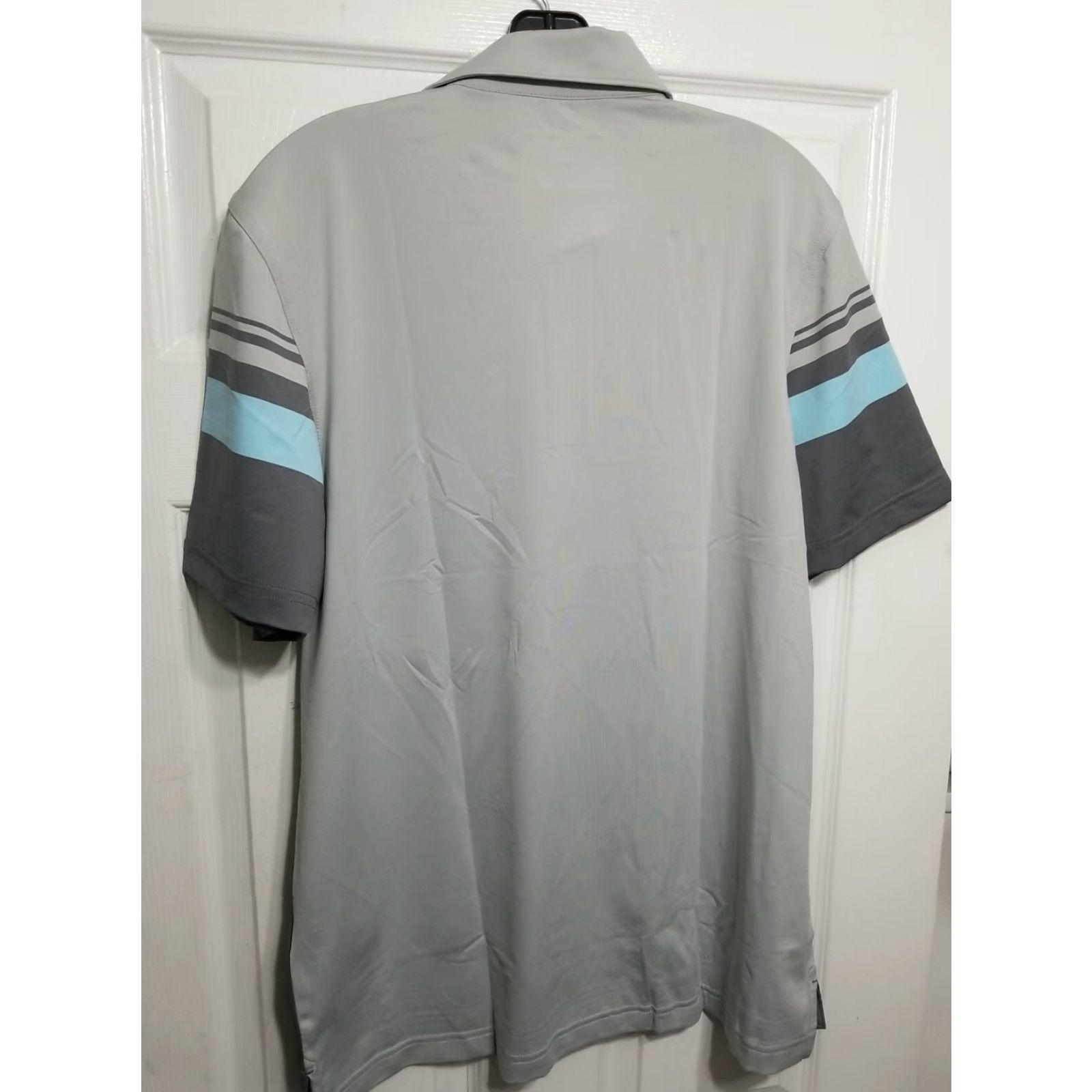 Vineyard Vines Vineyard Vines Performance Polo Men Medium Golf Shirt Dry Fit Striped Multicolor Blue Short Sleeve Button Collared" Size US M / EU 48-50 / 2 - 4 Thumbnail