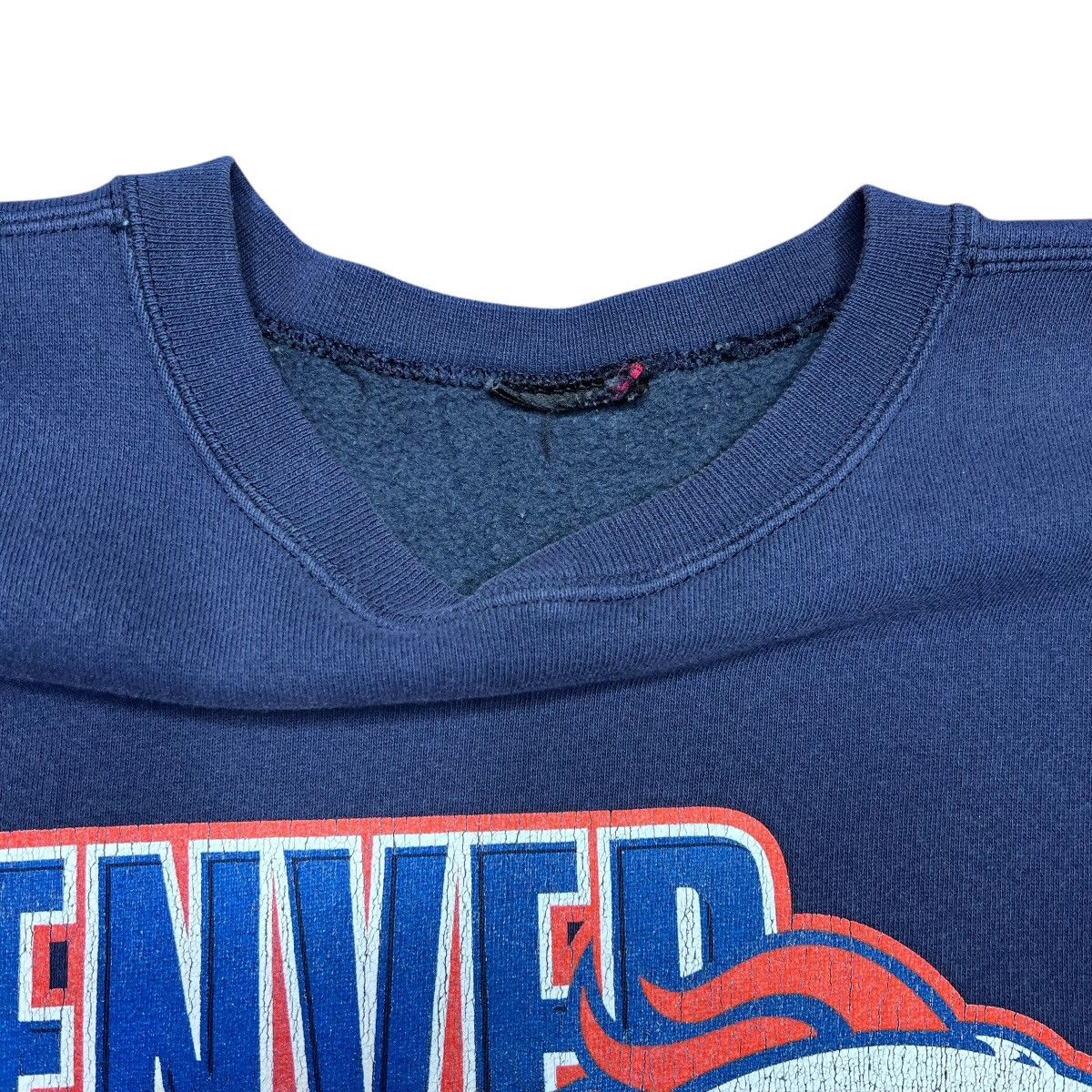 Starter Vtg 1990s NFL Denver Broncos Starter Spell Out 3D Sweatshirt Size US L / EU 52-54 / 3 - 2 Thumbnail