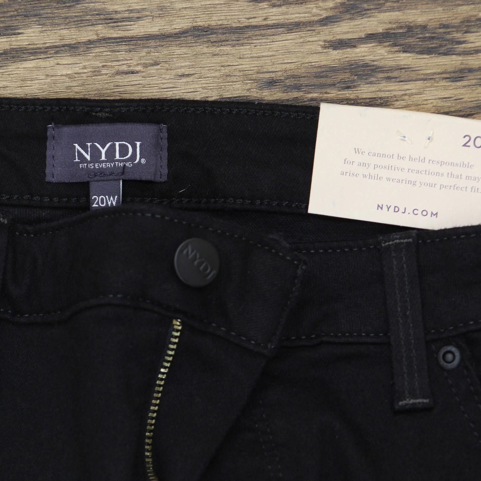 Other Nwt Nydj Plus Size Sheri Slim Jeans Wnbbss8518 Black 20w Size 42" / US 20 - 6 Thumbnail
