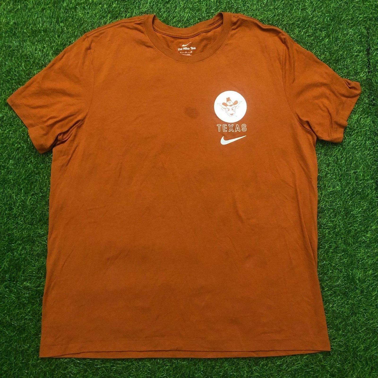 Nike Burnt Orange Nike UT Austin Bevo ‘Texas’ Graphic Tee Size US XL / EU 56 / 4 - 1 Thumbnail