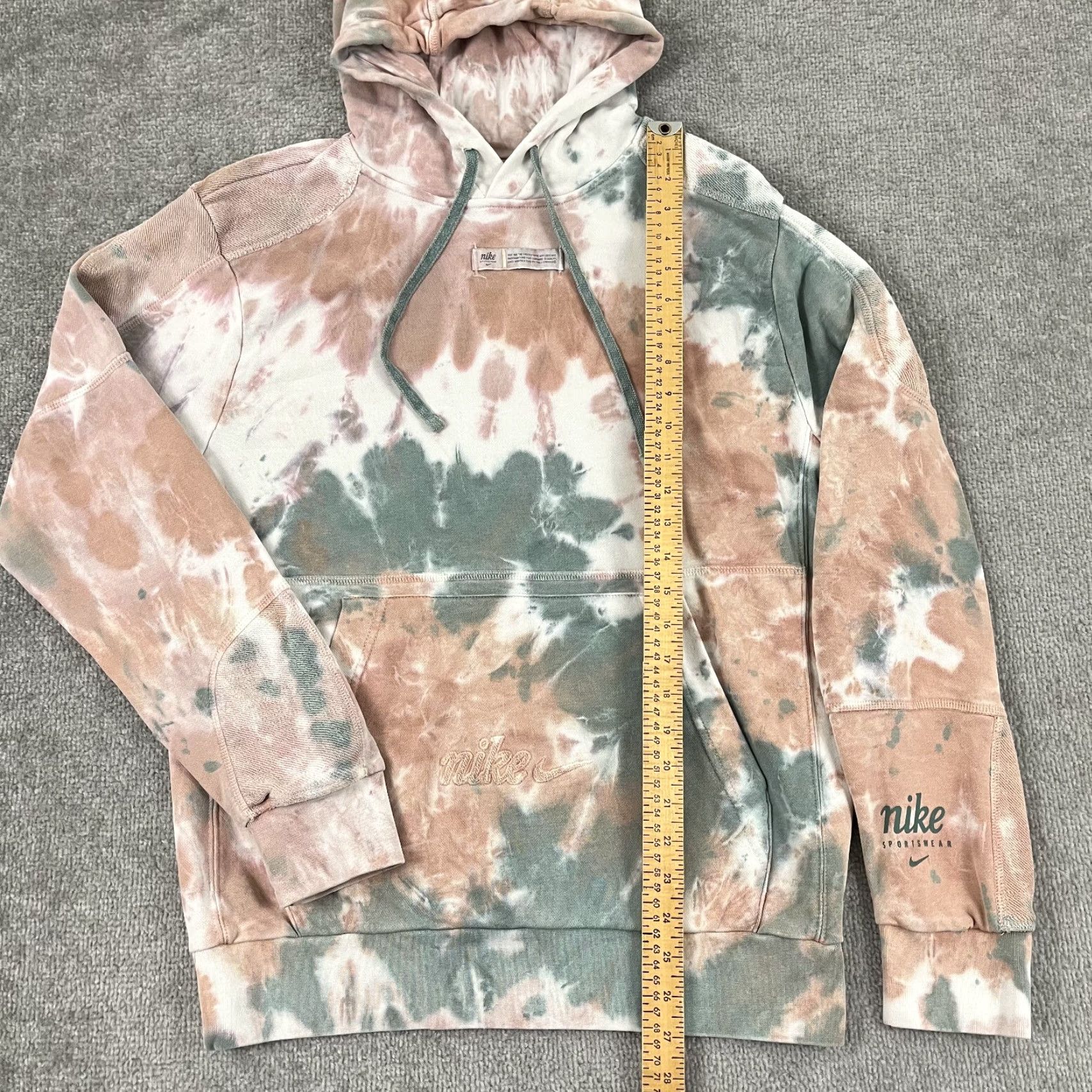 Nike Nike Sportswear Hoodie Mens Small Tie Dye French Terry Sweatshirt Pullover Gym Size US S / EU 44-46 / 1 - 3 Thumbnail