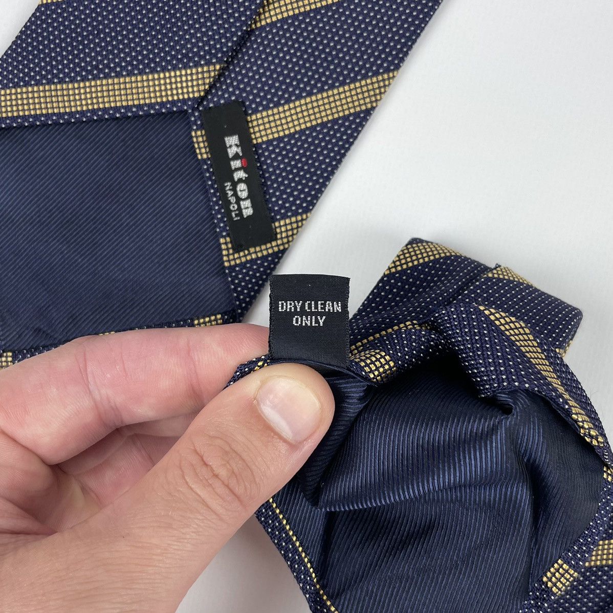 Kiton Kiton Napoli Striped Silk Tie Size ONE SIZE - 7 Thumbnail