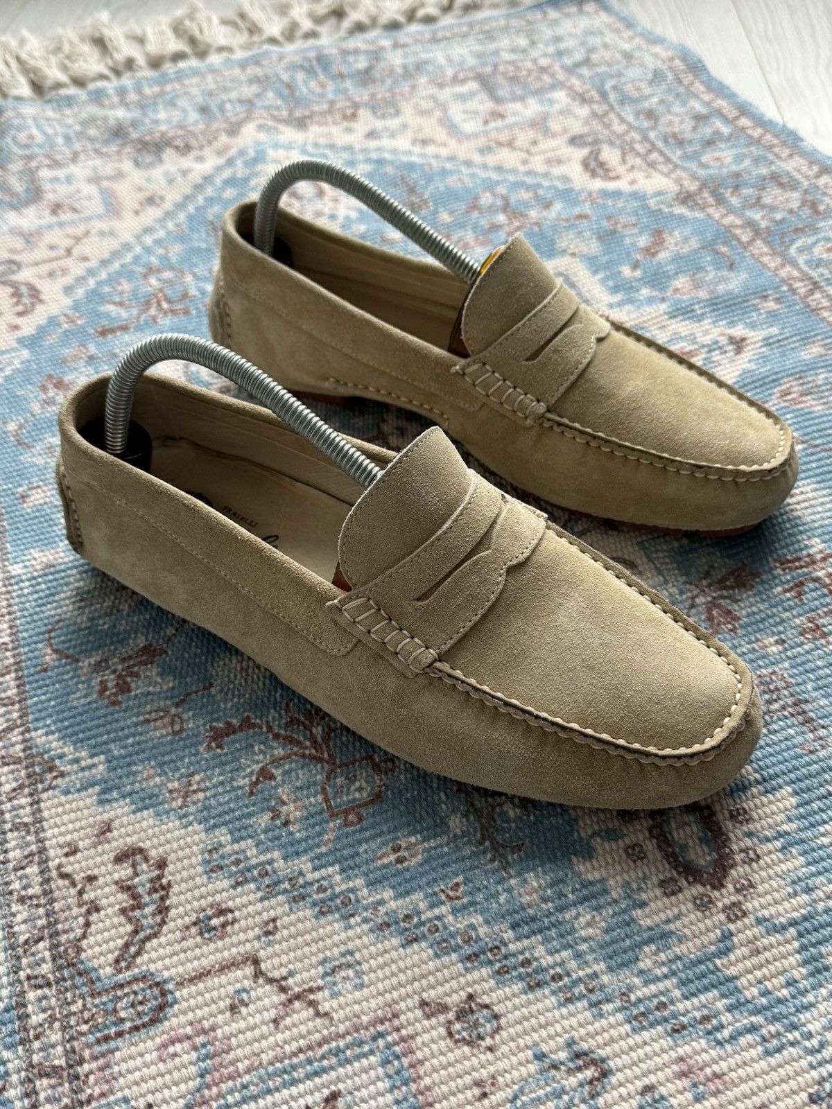 Other Fratelli Borgioli Suede Loafers Shoes Size 40,5 Size US 7.5 / EU 40-41 - 1 Thumbnail