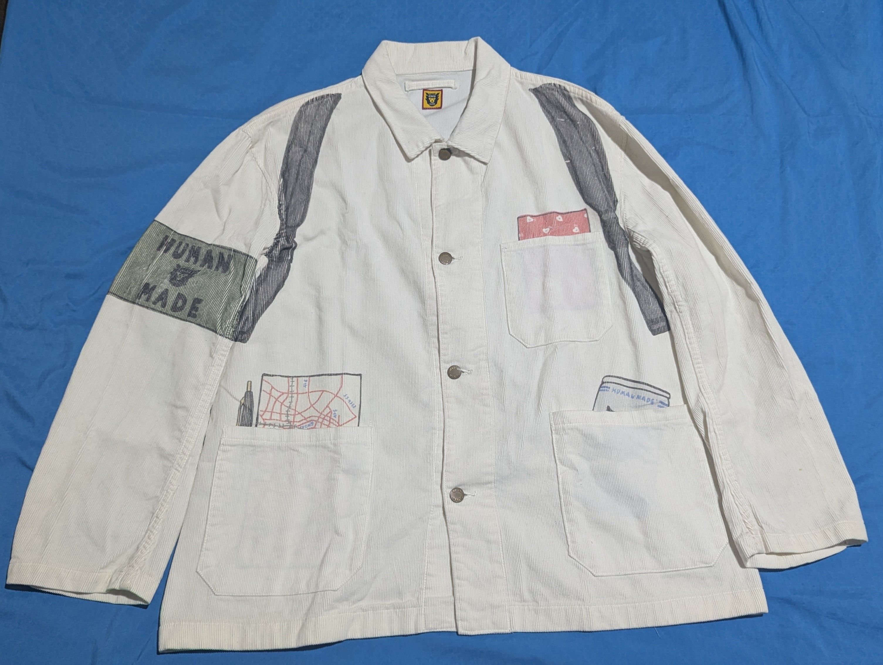 Human Made Uzi Made Denim Jacket Size XL