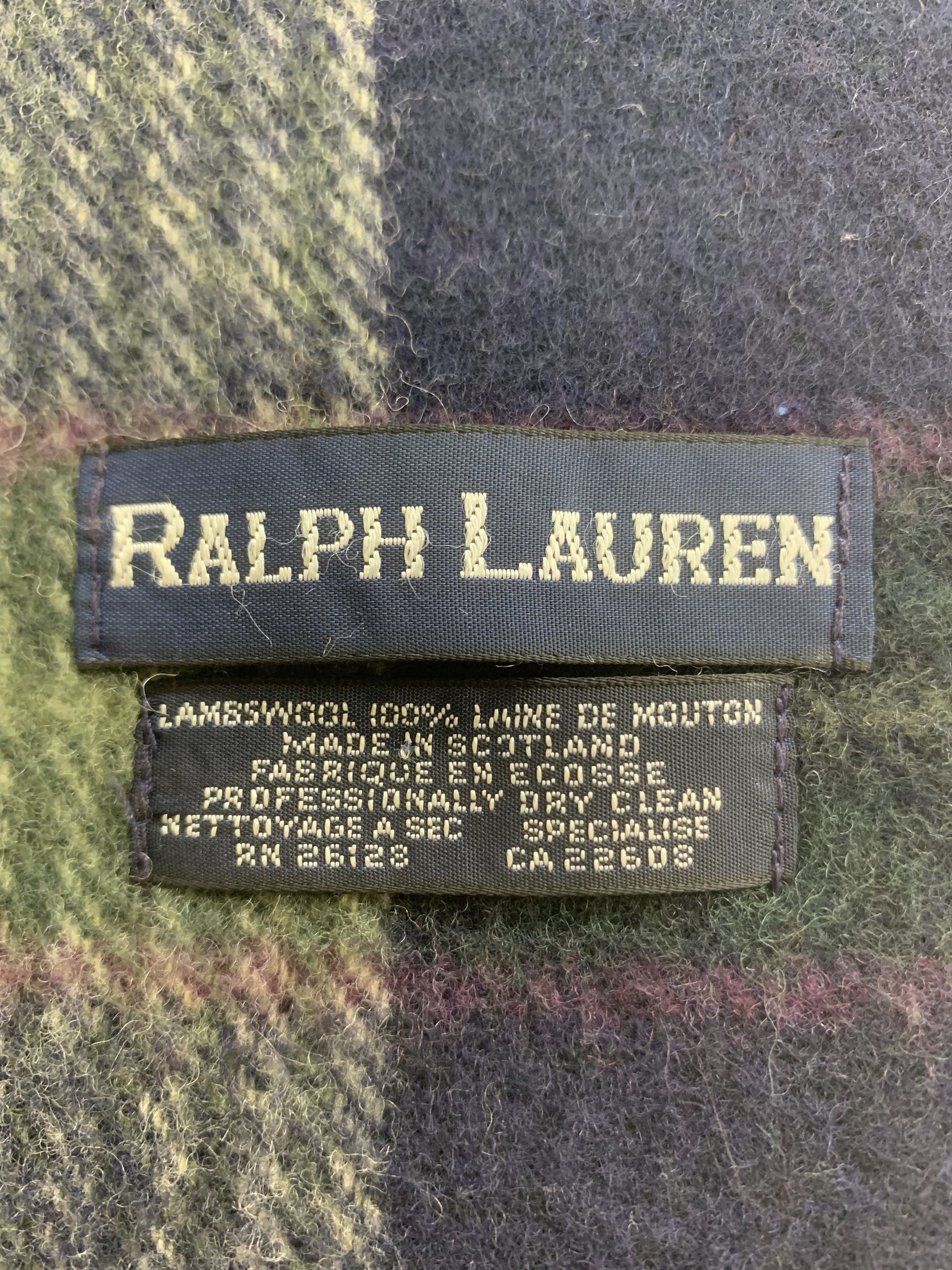 Ralph Lauren Ralph Lauren Scarf Wool Muffler Neck Wrap BL3061 Size ONE SIZE - 4 Thumbnail