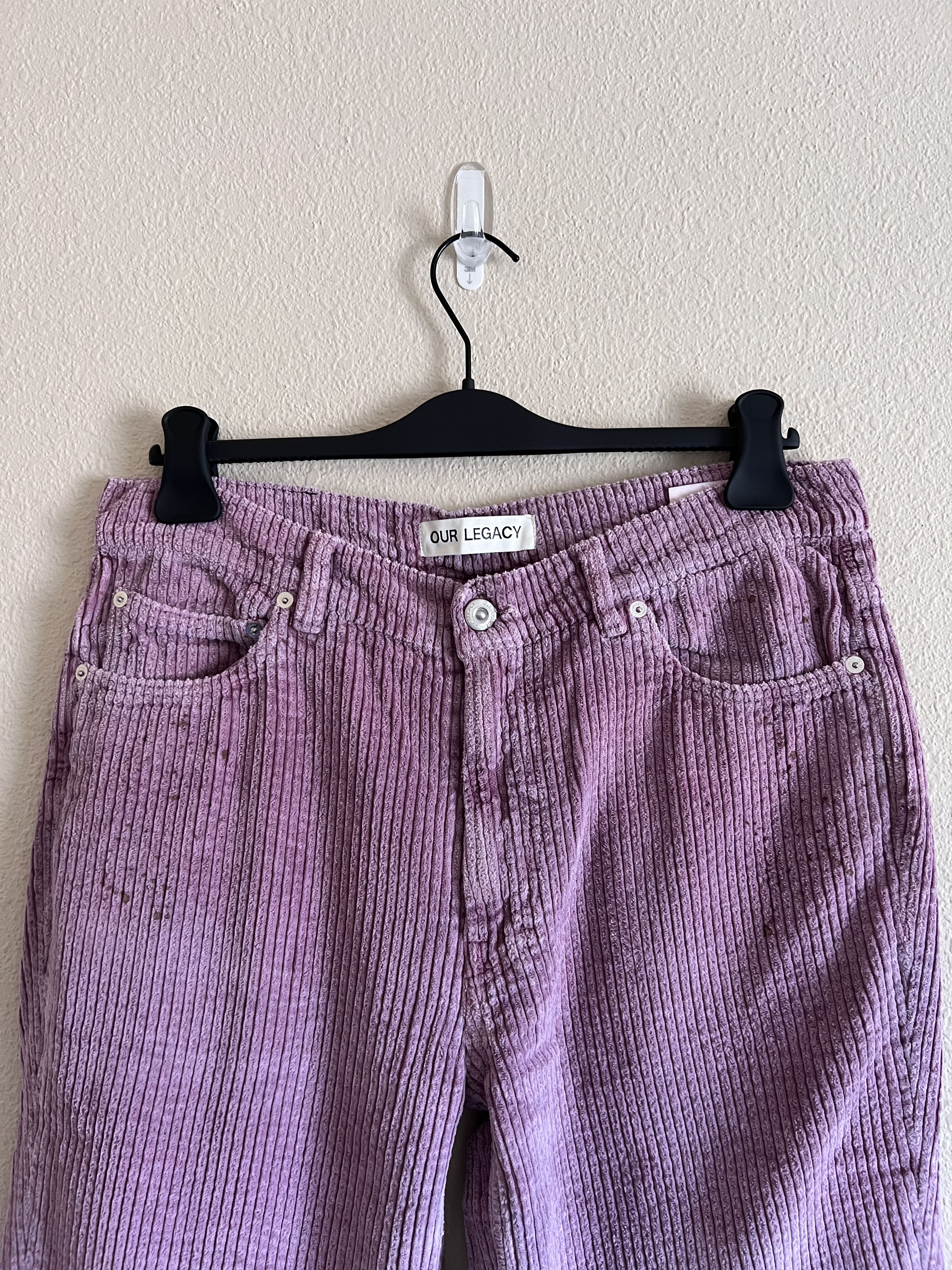 Our Legacy Our Legacy 70s Cut Corduroy Pants Antique Pink Rustic Cord Size US 34 / EU 50 - 2 Thumbnail