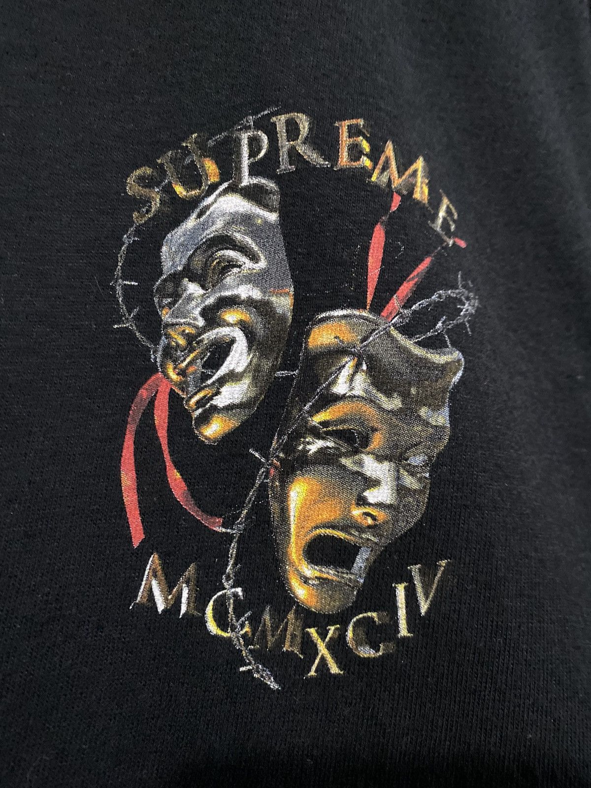 Supreme Supreme SS20 Laugh Now Mask Tee Size US M / EU 48-50 / 2 - 4 Thumbnail