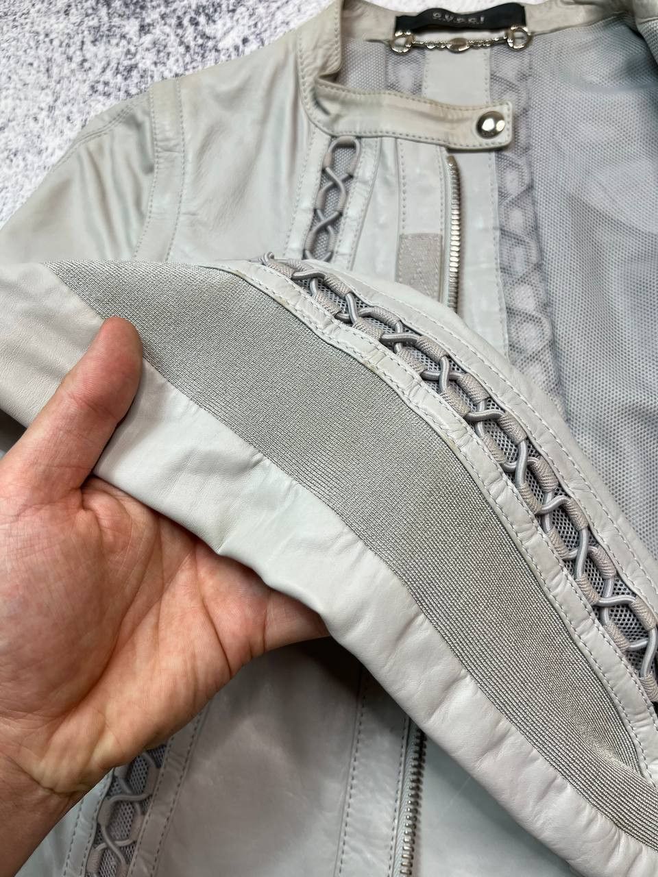 Gucci Archival Gucci by Tom Ford 2-in-1 Leather Jacket Vest Size S / US 4 / IT 40 - 18 Thumbnail