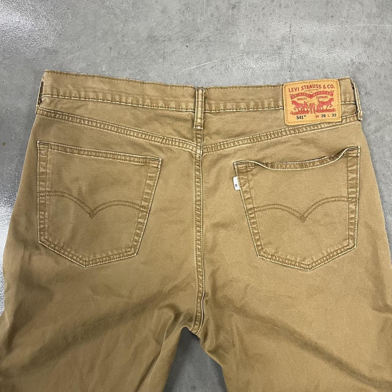 Levi's Vintage Y2K/2000s White Tab Levi’s 541 Khaki Pants! Size US 36 / EU 52 - 7 Thumbnail