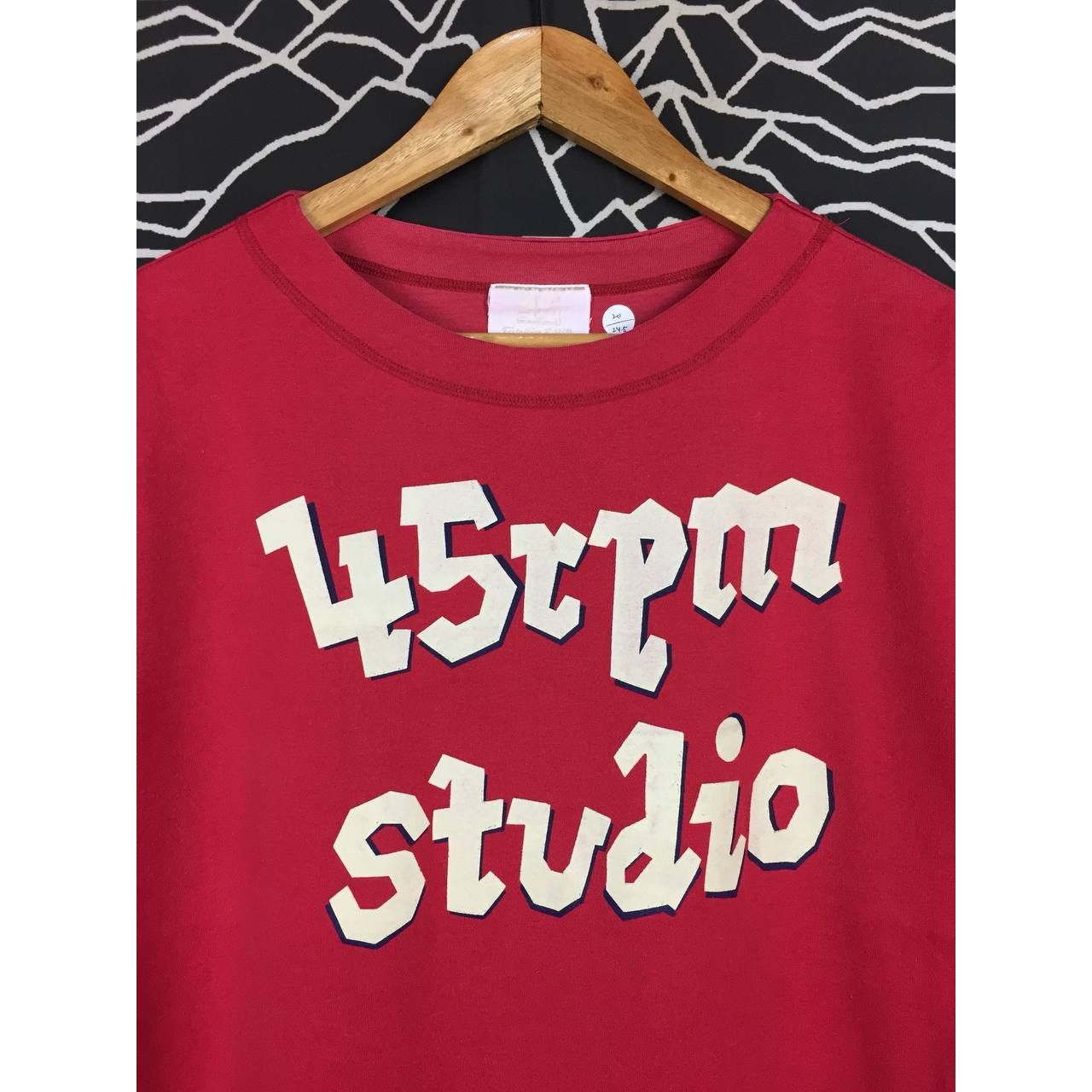 45rpm Vtg 45rpm Studio Spell Out Logo Made In Japan Tee Size US M / EU 48-50 / 2 - 3 Thumbnail