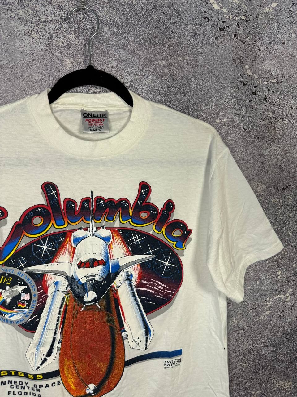 Vintage 90's Vintage Official 1993 NASA Space Shuttle Columbia Tee Size US M / EU 48-50 / 2 - 2 Thumbnail