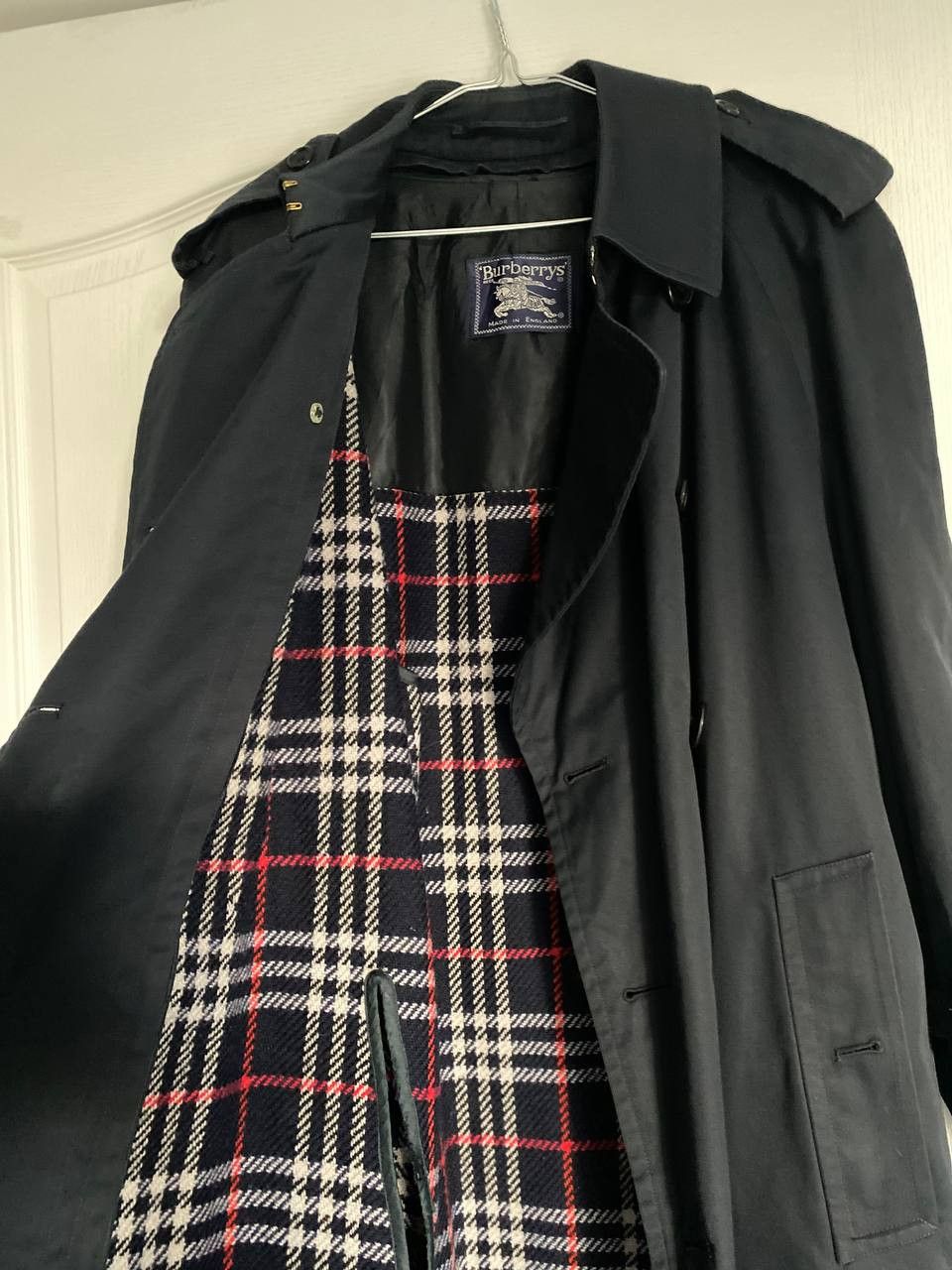 Burberry VINTAGE BURBERRY'S LONDON NAVY TRENCH COAT Size US L / EU 52-54 / 3 - 2 Thumbnail