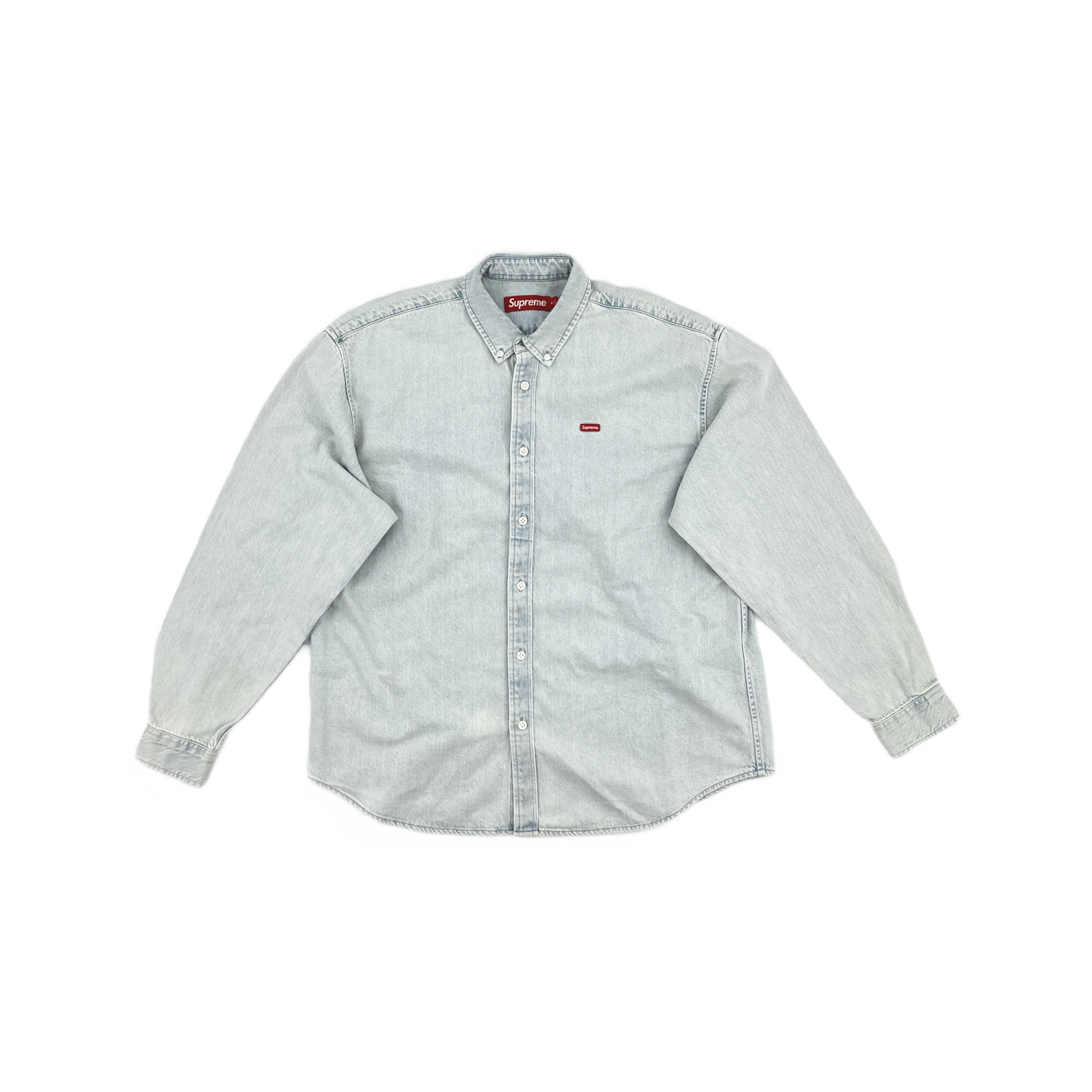 Supreme Supreme small box denim shirt | Grailed