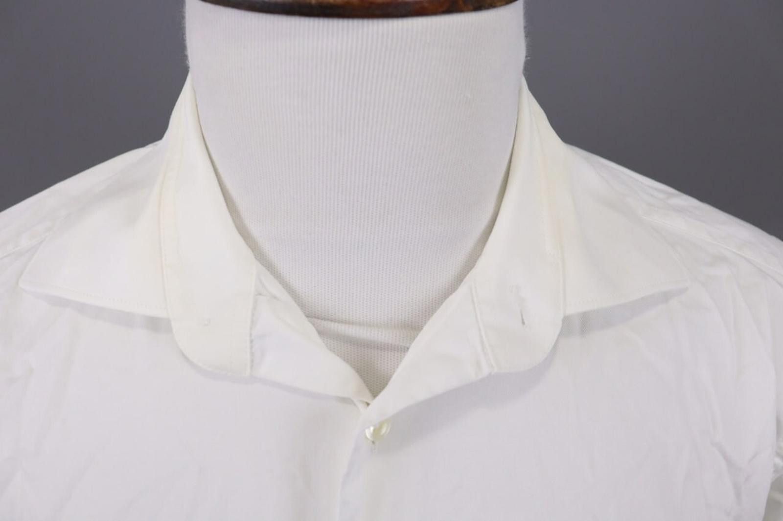 Suitsupply Suit Supply Egyptian Cotton White Shirt Size 41 / L Size US M / EU 48-50 / 2 - 4 Thumbnail