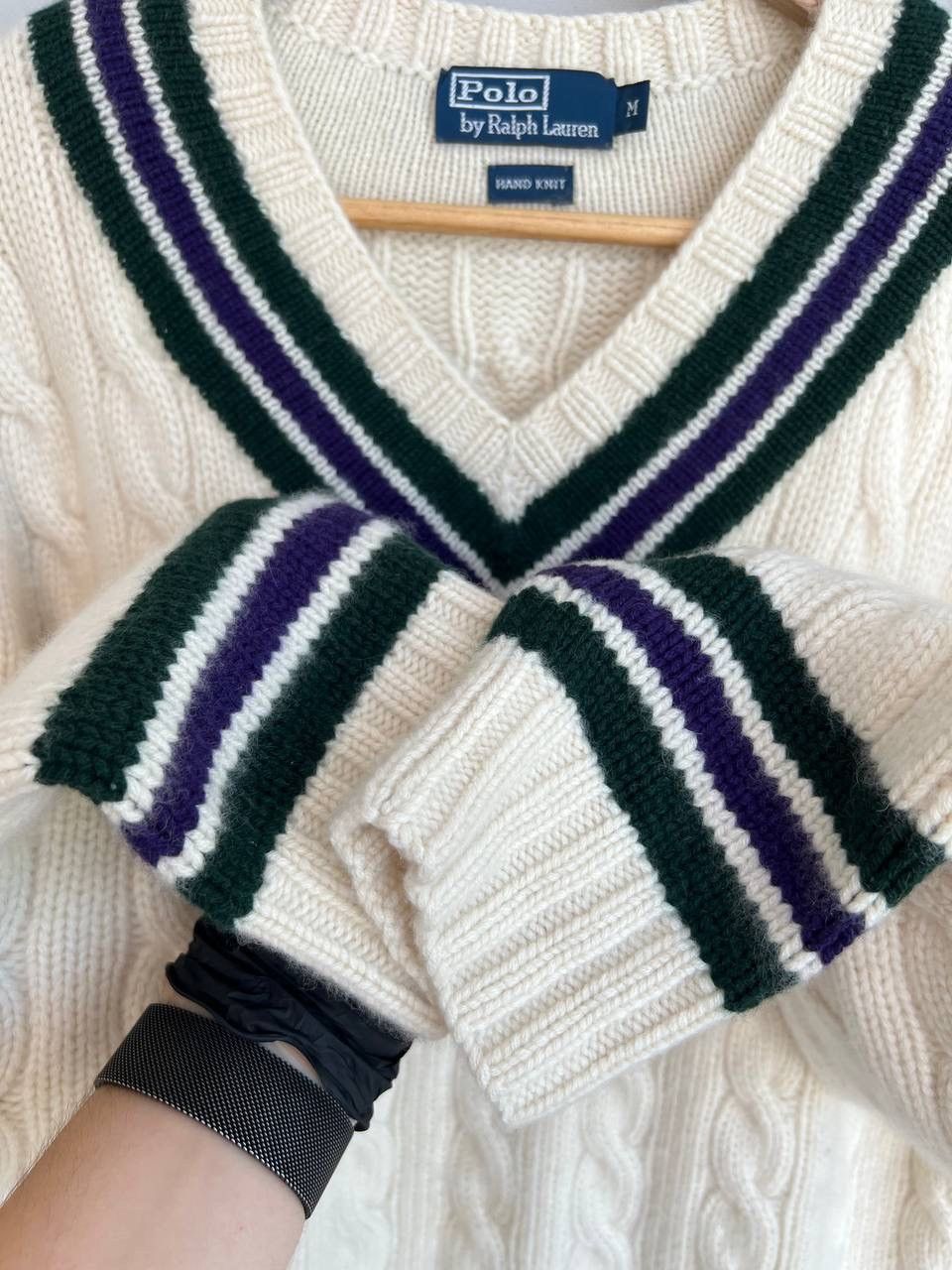 Polo Ralph Lauren Polo Ralph Lauren Wimbledon Knit Cashmere Sweater Size M Size US M / EU 48-50 / 2 - 9 Thumbnail