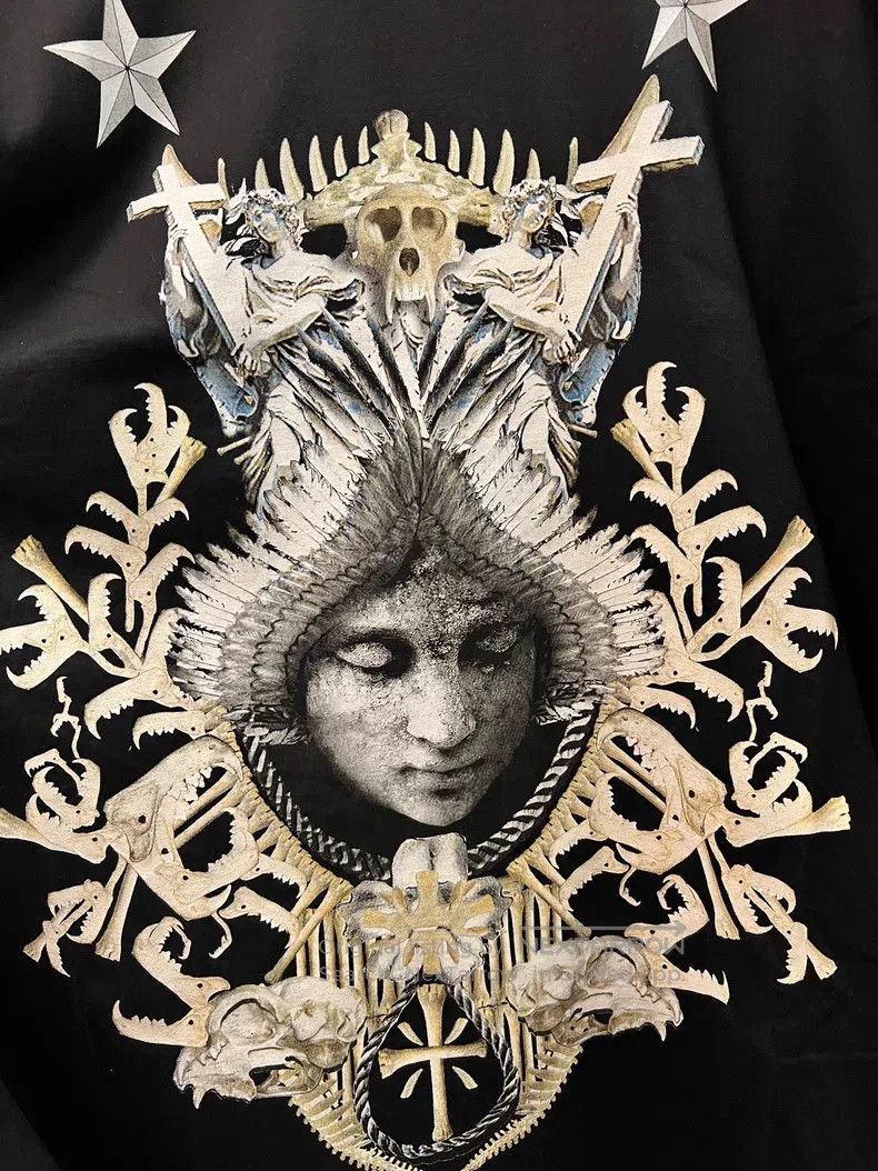 Givenchy Givenchy Classic Dark Style Medusa Short Sleeve T-Shirt Size US M / EU 48-50 / 2 - 2 Thumbnail