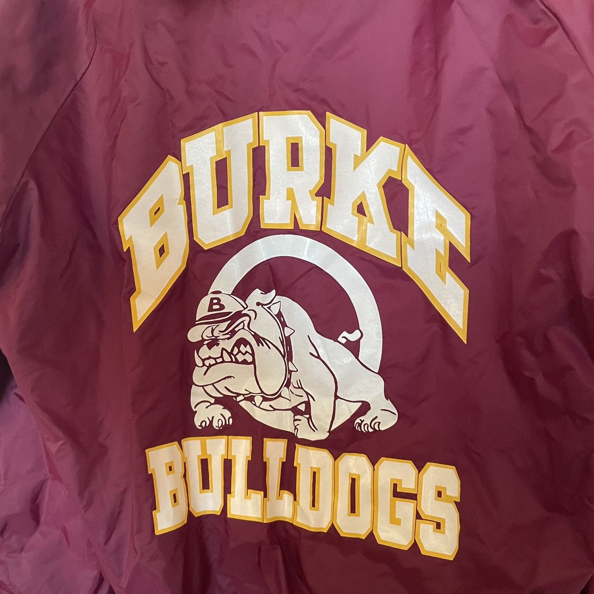 Vintage 90s Vintage burk Bulldogs style Varsity Bomber Jacket anorak Size US M / EU 48-50 / 2 - 2 Thumbnail