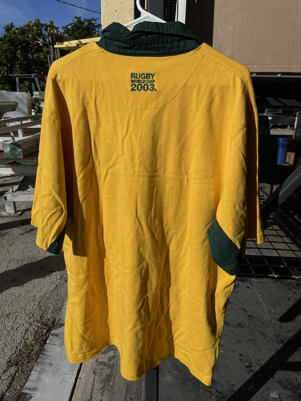 Reebok × Vintage Reebok Rugby World Cup 2003 Yellow Unions Collectors Edition Size US XXL / EU 58 / 5 - 3 Thumbnail