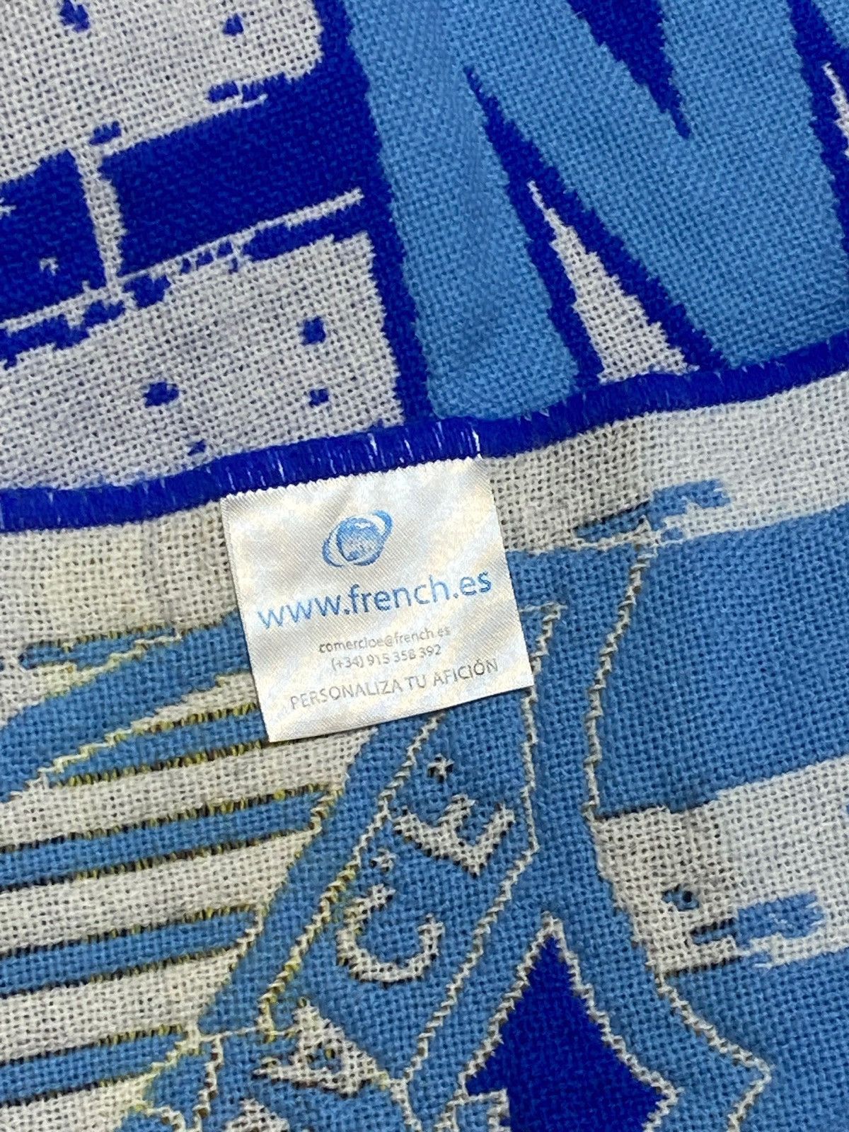Vintage Vintage MALAGA FC Soccer Football Blue Big Logo Scarf Y2K Size ONE SIZE - 6 Thumbnail